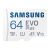 Samsung Pro Endurance 64GB microSD (MB-MJ64KA/EU) memory card with adapter (MB-MJ64KA/EU) 54028009