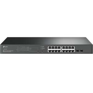 TP-LINK TL-SG2218P JetStream 18-portowy Gigabitowy Inteligentny Przełącznik z 16-portowy PoE+ - TP-Link Przełącznik