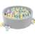 Euro-Matic ball pit with 200 balls, grey, 90x30cm