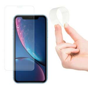 Haffner Flexible 9H Displayschutz für Apple iPhone 12 Pro Max, gezeigt auf einem Telefon und in einer Hand - Apple