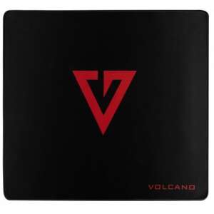 Подложка за мишка Volcano Elbrus, черна с червено лого - Подложка за мишка