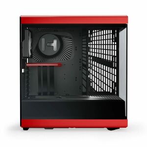 HYTE Y40 Rot-Schwarzes Gaming PC Gehäuse - Innenansicht - Computergehäuse