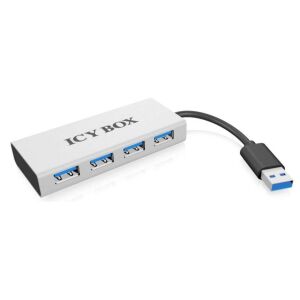 ICY BOX 4 Portos USB 3.0 Hub - Alumínium 134035180 - RaidSonic