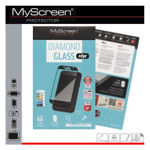 MyScreen Diamond Glass Edge képernyővédő üveg Samsung Galaxy J5 (2017) SM-J530 EU készülékhez - Kijelzővédő fólia