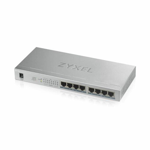 Zyxel GS1008HP-EU0101F Switch 8x1000Mbps (8xPOE+) Fémházas Asztali, GS1008HP-EU0101F 180627359 - Zyxel