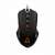 Mouse gaming Canyon Star Raider CND-SGM01RGB, negru cu accente portocalii, vedere din față