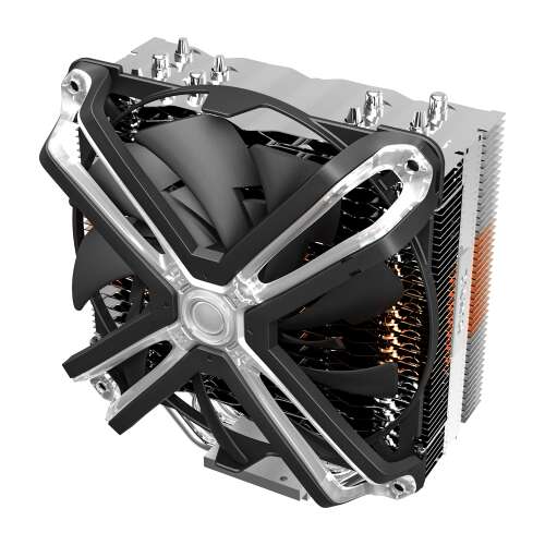 Zalman CNPS17X CPU cooler, angled view