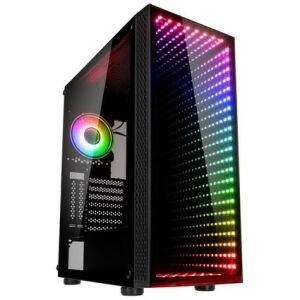 Obudowa PC Kolink VOID Rift ARGB Czarna z panelem przednim Rainbow Infinity Mirror - Kolink