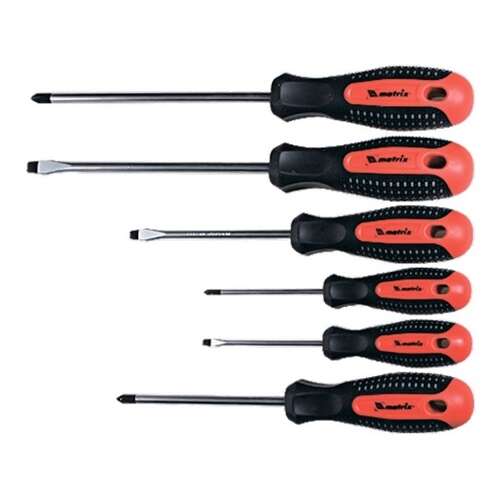 Matrix Fusion professional screwdriver set, 6 pieces, PH0, PH1, PH2, SL3, SL5, SL6