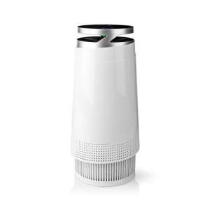 Nedis AIPU100CWT air purifier, white, front view - Air Purifier