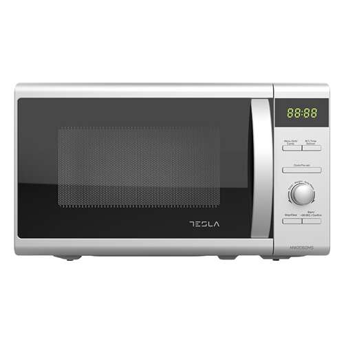 Tesla MW2060MS Mikrowellenherd, silber, Frontansicht