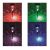 Home by Somogyi MX 811/4 solar garden lights with color changing LED in action