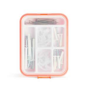 Handy Csavar készlet (csavar, tipli) - 60 db-os 04289 - Satz Schrauben und Dübel in einem Plastikbehälter - Befestigungsmittel