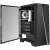 Aerocool Mirage ARGB ATX Mid Tower PC ház, fekete, belső nézet, edzett üveg oldalsó panel