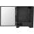 Carcasă PC Aerocool Mirage ARGB ATX Mid Tower, neagră, vedere interioară, panou lateral din sticlă călită