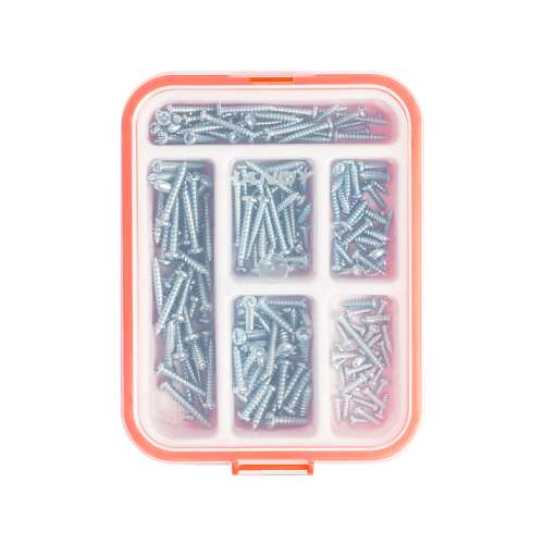 Handy önmetsző csavar készlet - 3.5-5 mm - 210 részes