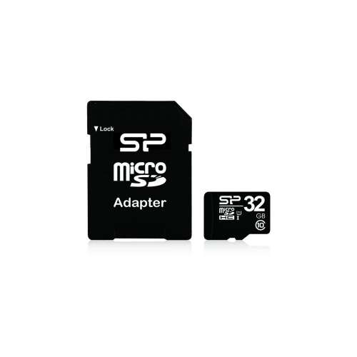 Pamäťové karty Silicon Power 32 GB, MicroSDHC, Flash pamäť triedy 10, SD adaptér