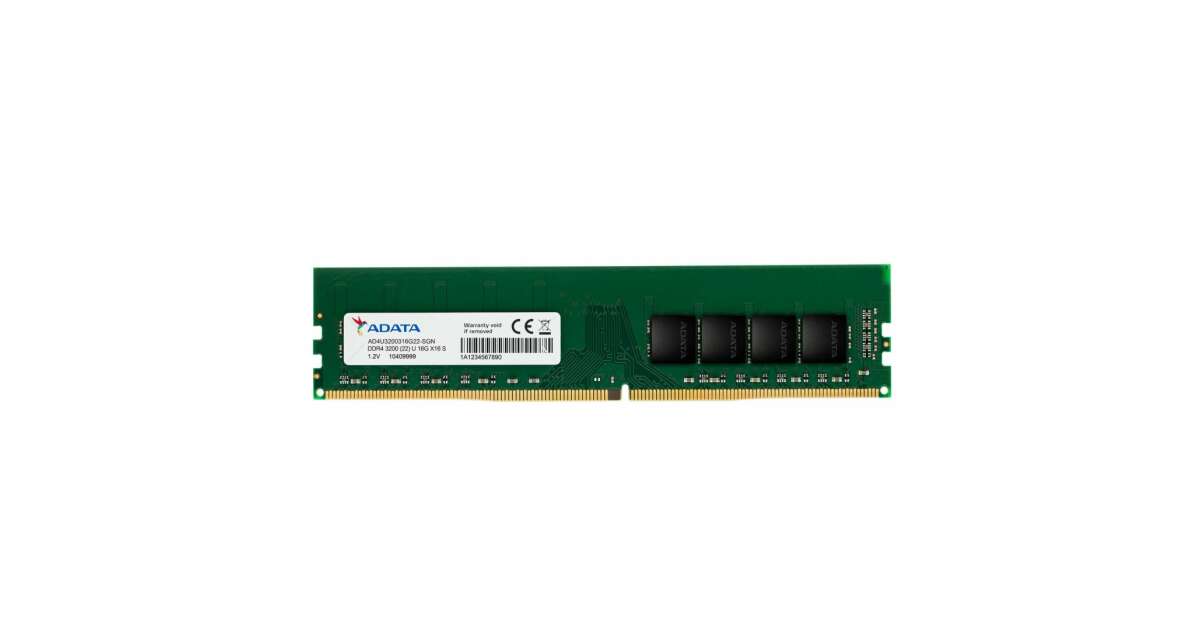 ADATA 16GB DDR4 3200MHz (AD4U320016G22-SGN) | Pepita.com