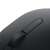 Dell MS3320W wireless mouse, black, close-up of scroll wheel