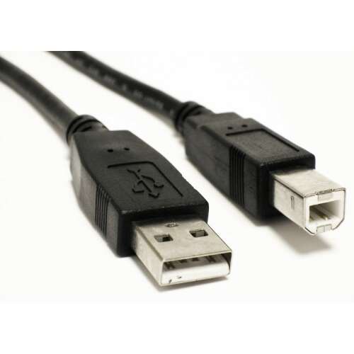 AKYGA USB A to B cable, 3 meter, black, male to male