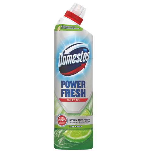 Domestos Power Fresh Gel za WC, Lime Fresh, 700ml, ubija 99,99% bakterija