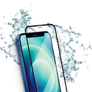 Beline 5D Full Glue edzett üveg képernyővédő fólia Samsung Galaxy A50-hez, fekete, vízálló - Beline