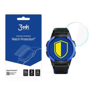 3MK Watch Protection képernyővédő fólia a Garett Kids Focus 4G RT okosórahoz, teljes képernyős lefedettség, 3 darabos csomag, 0.2 mm vastagság - 3MK