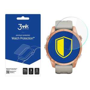 3MK Watch Protection™ Garmin Fenix 7s hibrid üveg képernyővédő fólia, 3 db - 3MK
