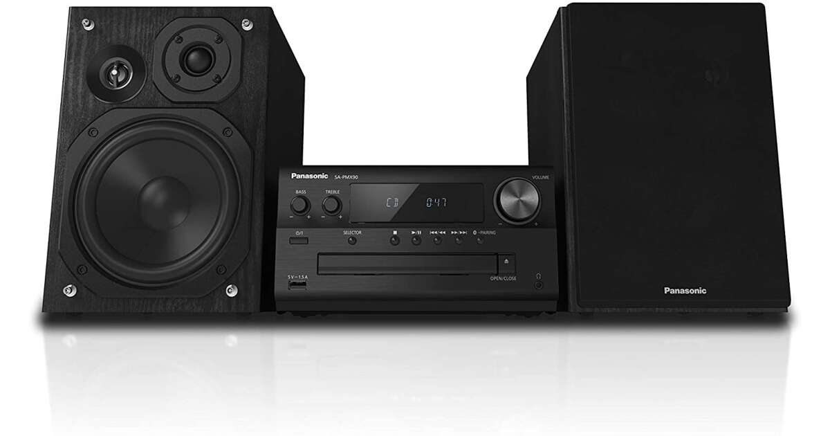 Panasonic SC-PMX90 Hi-Res Audio Micro HiFi Fekete (SC-PMX90EG-K ...
