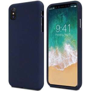 Husa din silicon de culoare albastru închis pentru iPhone X, husă de protecție pentru iPhone X - Mercury