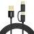 2in1 USB cable Choetech USB-C / Micro USB, (black) 54168437}