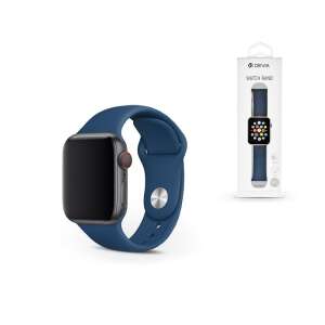 Devia Deluxe Sport karpánt Apple Watch 40mm-hez kék színben - Okosóra szíj