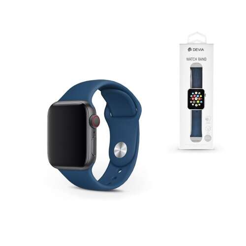 Devia Deluxe Sport karpánt Apple Watch 40mm-hez kék színben