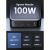 UGREEN CD328 Nexode charger, 3x USB-C, USB-A, GaN, 100W (black) 54177850