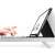 Etui Tech-Protect iPad Air 4/Air 5, czarne, z klawiaturą i uchwytem na rysik, w użyciu