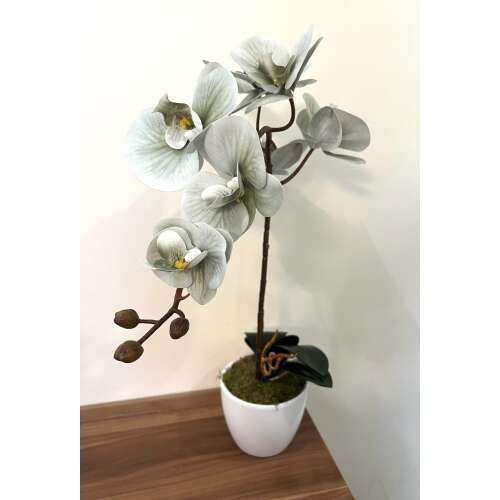 Orchidea dekor 1 szálas kék  54178619