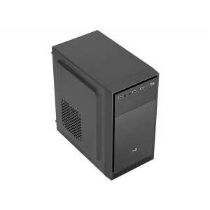 AeroCool CS-104-S-BK-v1 Obudowa komputera Micro ATX, czarna, widok pod kątem - Aerocool Pokój komputerowy