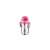 BAMBINI Gy. pink stainless steel thermos with straw for kids, 300ml