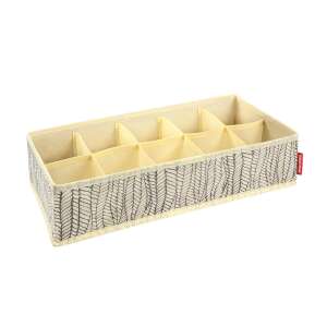 FANCY HOME Organizator za donje rublje i čarape 40 x 18 x 10 cm, krem - Dom i vrt