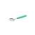 FANCY HOME Teaspoon, dark green, stainless steel, plastic handle