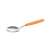 FANCY HOME orange soup spoon, stainless steel, plastic handle