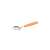 FANCY HOME Orange Teaspoon, Stainless Steel with Plastic Handle