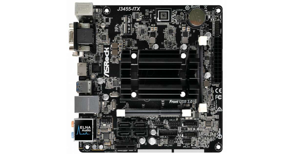 ASRock J3455-ITX - motherboard - mini ITX - Intel Celeron J3455 (90 ...