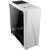 AeroCool Cylon white computer case with tempered glass side panel, side view
