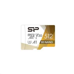 Silicon Power Superior Pro 512GB microSDXC memory card, U3, V30, A1, 3D NAND - Silicon Power Memory Card