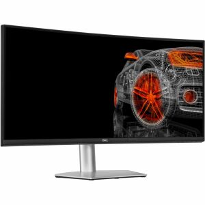 Dell S3423DWC 34-inch curved WQHD monitor angled view - Dell Monitor