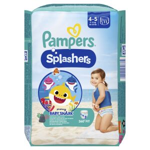 Pampers Splashers Ушни пелени 9-15kg Maxi 4-5 (11бр) 146265265 - Pampers