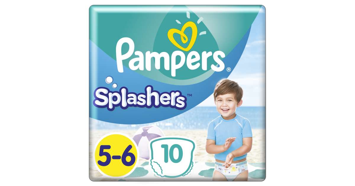 Pampers Splashers Size 5-6 10 Pack