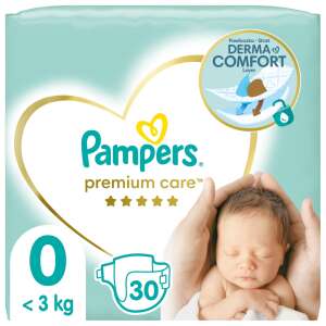 Pampers Premium Care Nadrágpelenka 0-3kg Newborn 0 (30db) 47158830 "-6kg;-9kg"  Pelenka