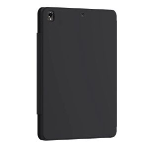 Pohľad zozadu na čierne magnetické puzdro Baseus Safattach pre iPad Pro 10,5 palca - Puzdrá na tablety